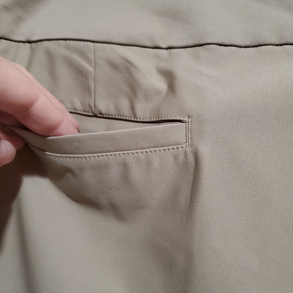 Nike Golf Dry-Fit Athletic Skirt / Shorts Khaki Tan Size 8 - Picture 6 of 8